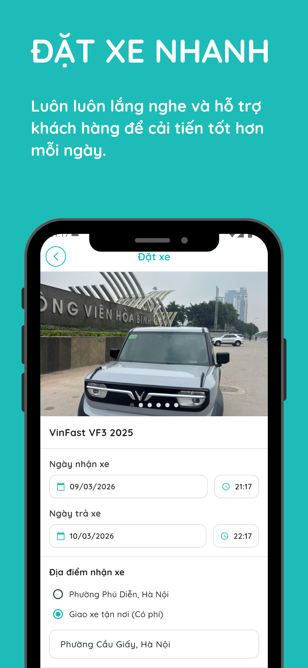 8Car App - Màn hình 5