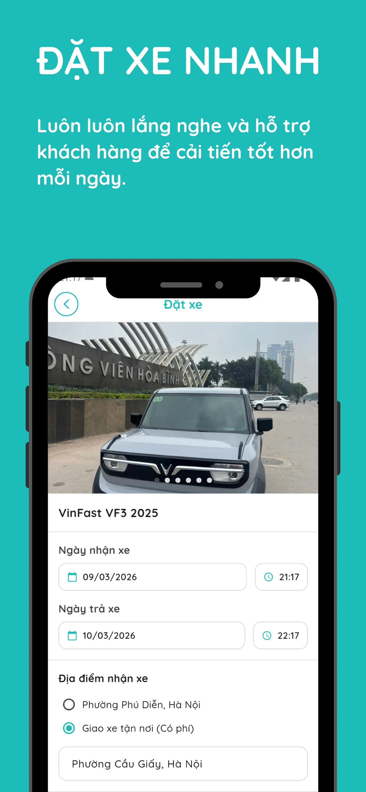 8Car App - Màn hình 5