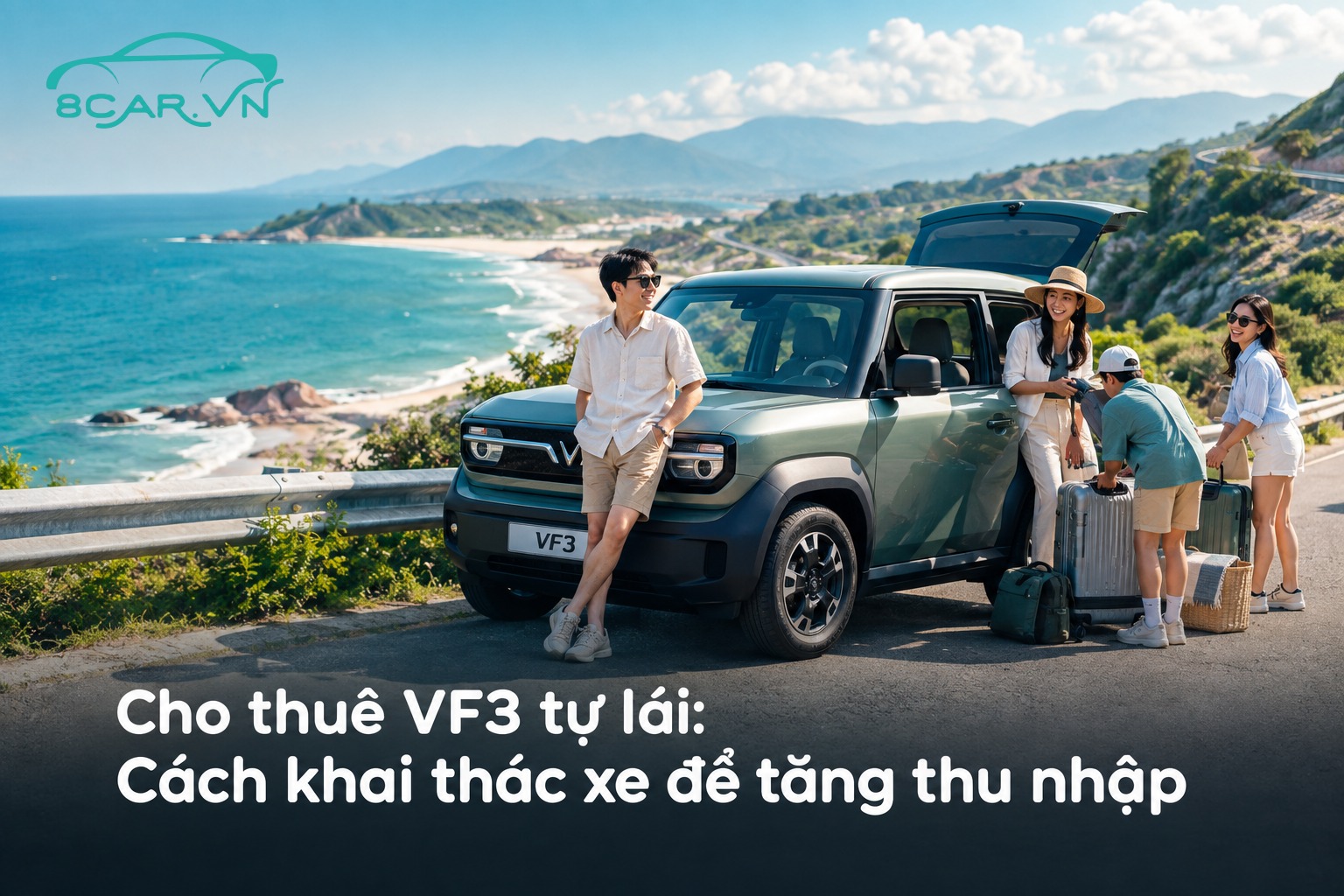 Cho thuê VF3 tự lái: Cách khai thác xe để tăng thu nhập