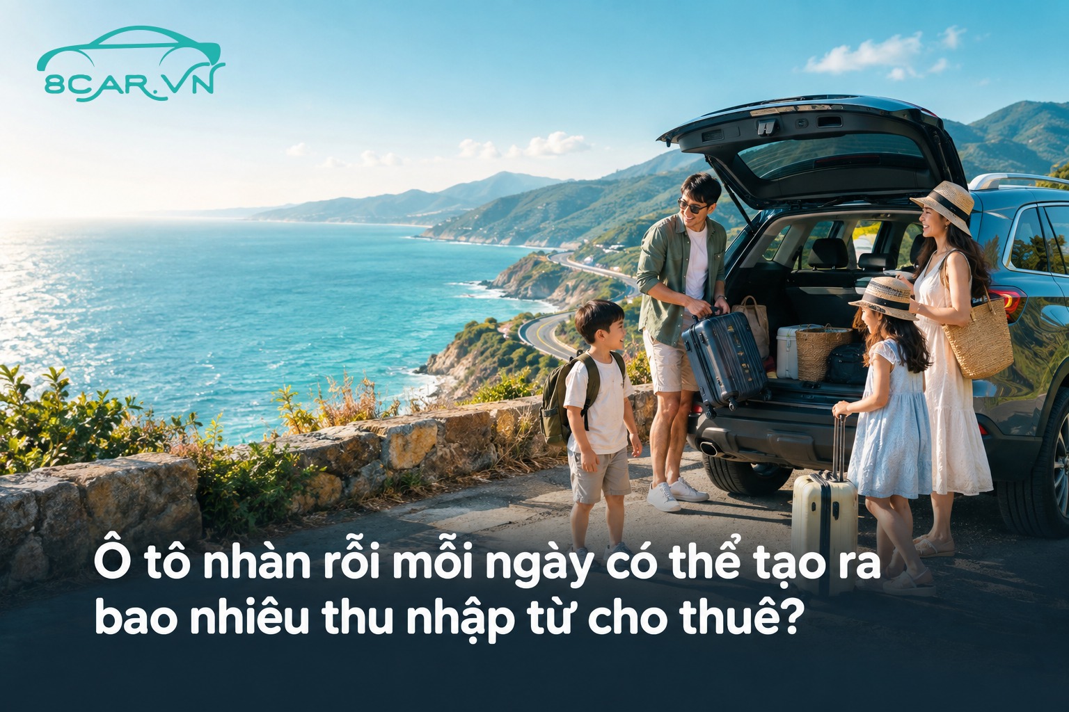 Ô tô nhàn rỗi mỗi ngày có thể tạo ra bao nhiêu thu nhập từ cho thuê?