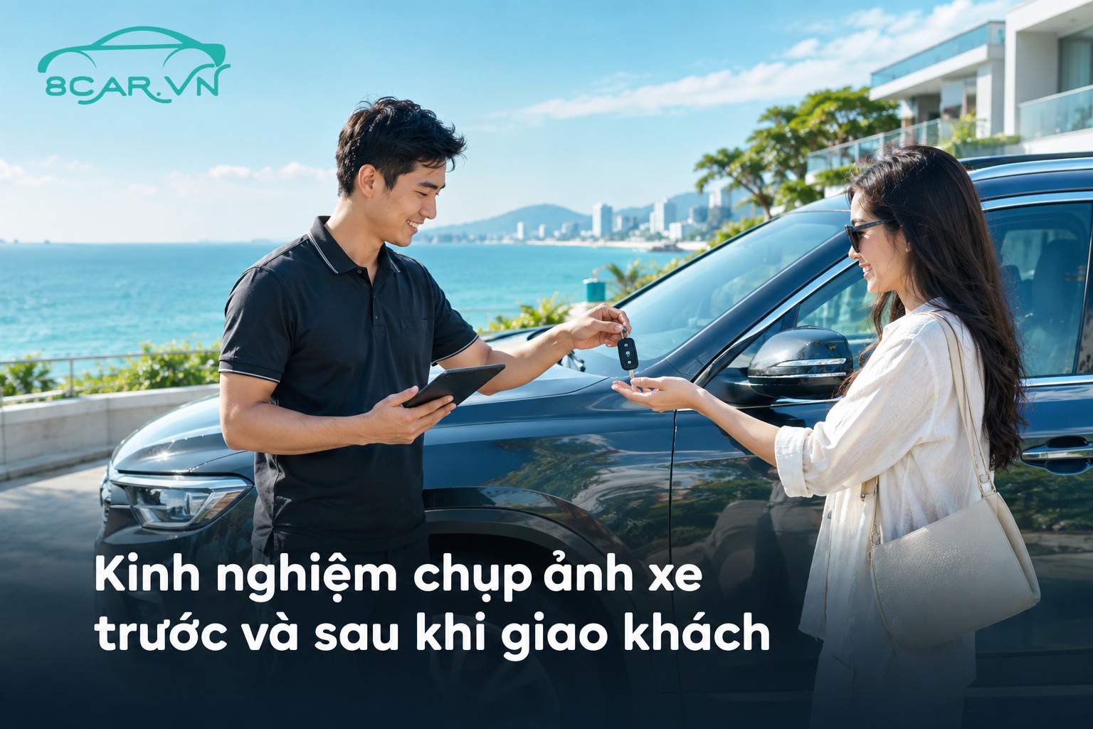 Kinh nghiệm chụp ảnh xe trước và sau khi giao khách