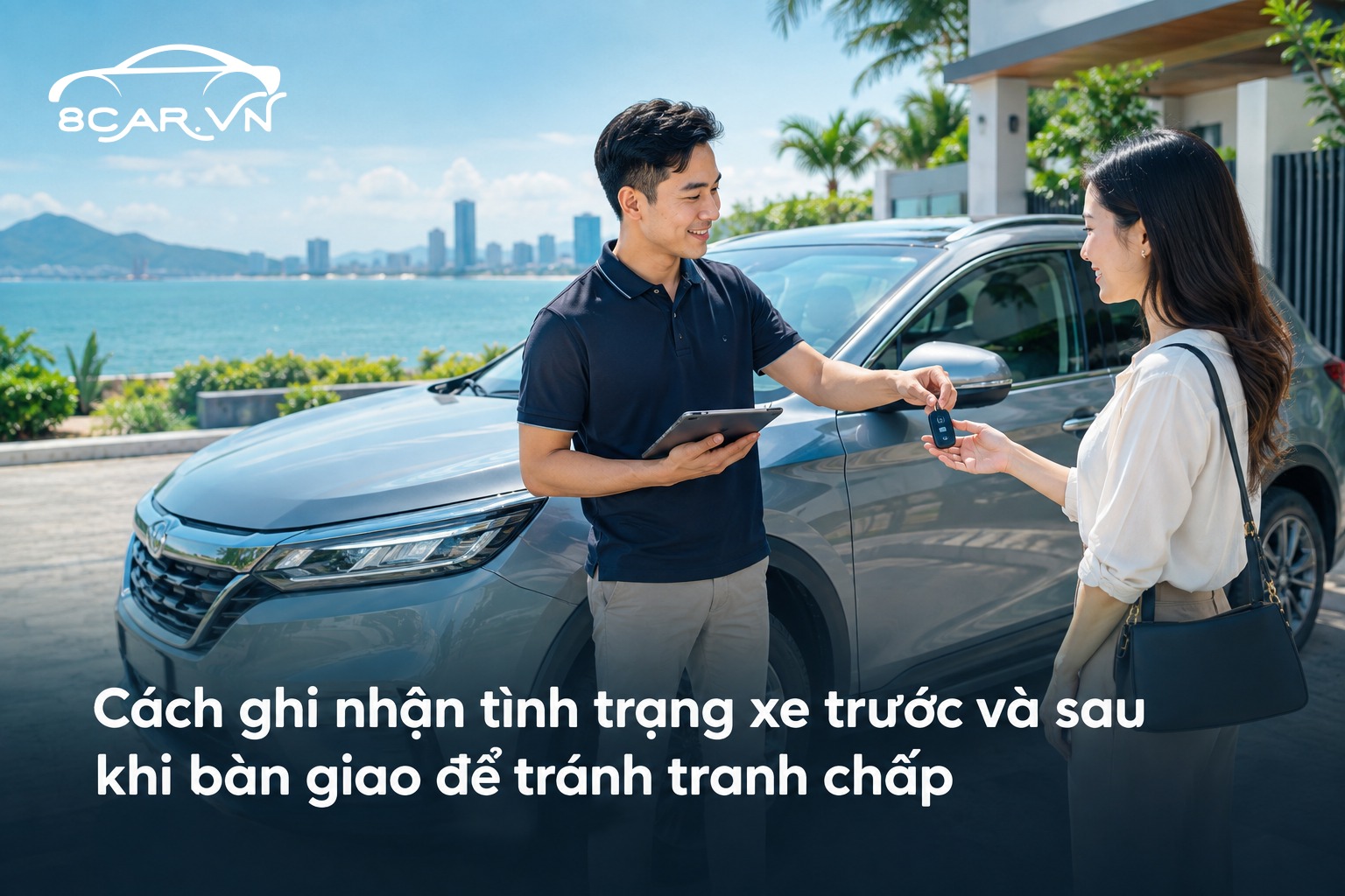 Cách ghi nhận tình trạng xe trước và sau khi bàn giao để tránh tranh chấp
