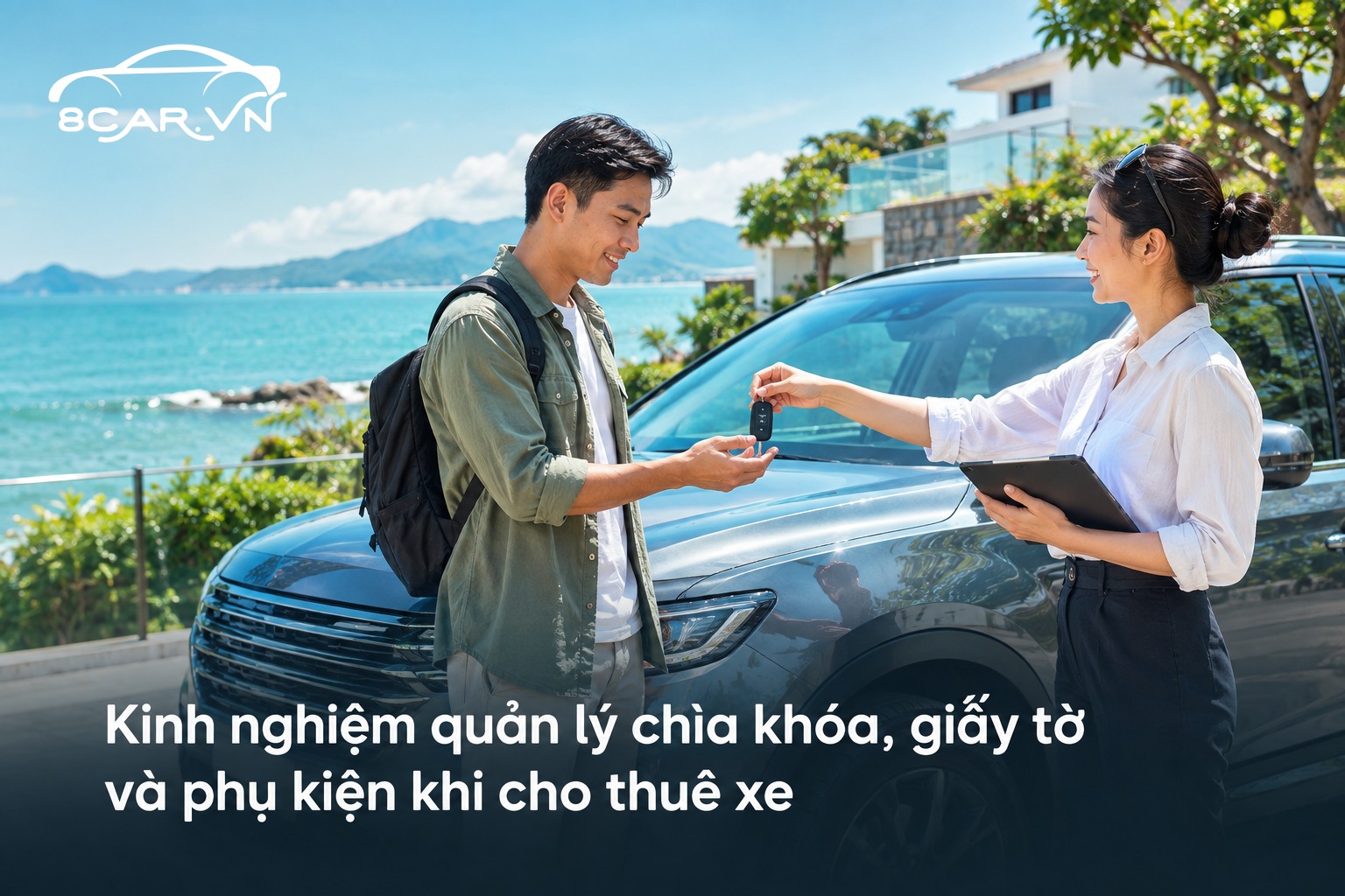 Kinh nghiệm quản lý chìa khóa, giấy tờ và phụ kiện khi cho thuê xe
