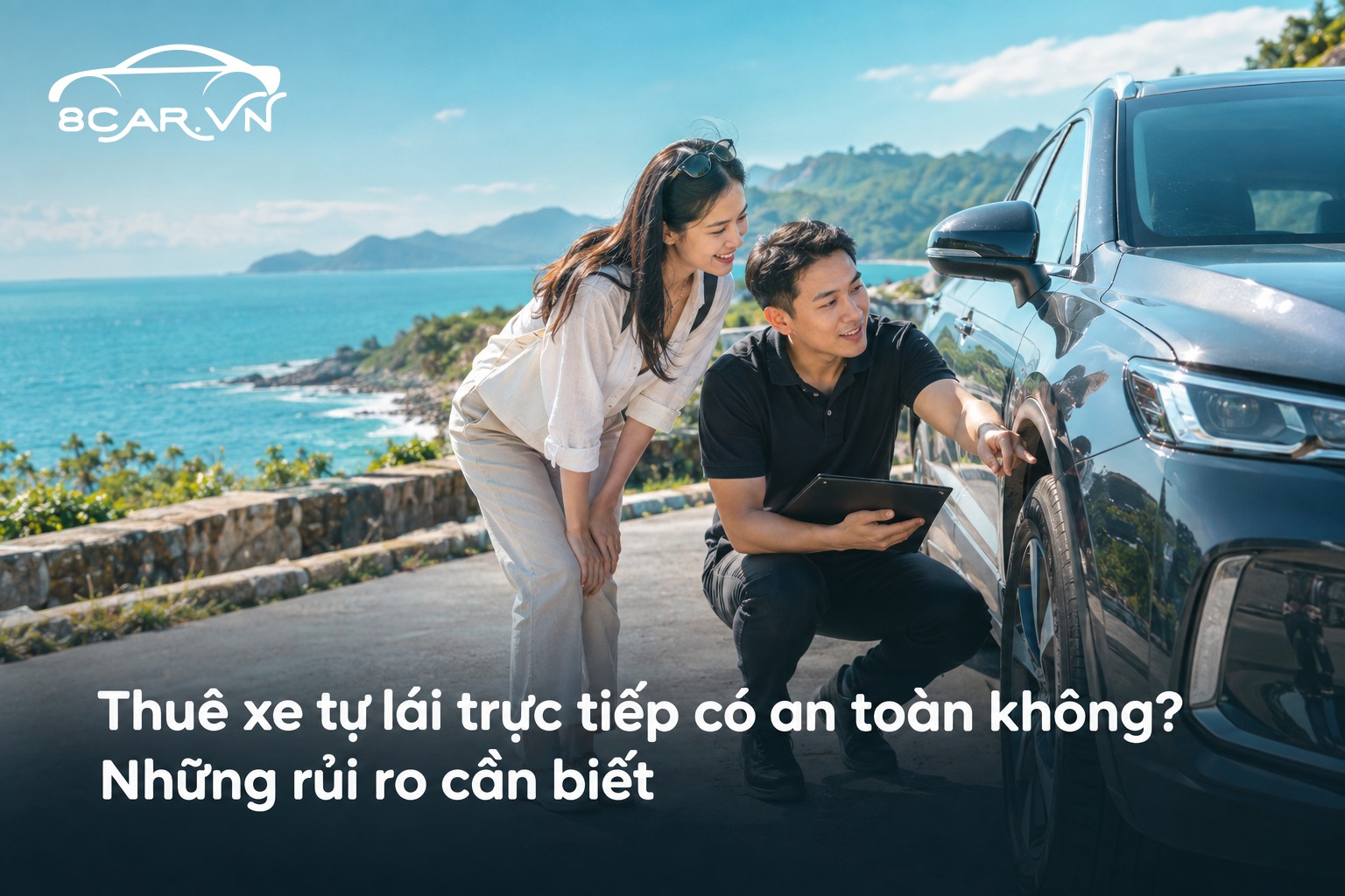 Thuê xe tự lái trực tiếp có an toàn không? Những rủi ro cần biết