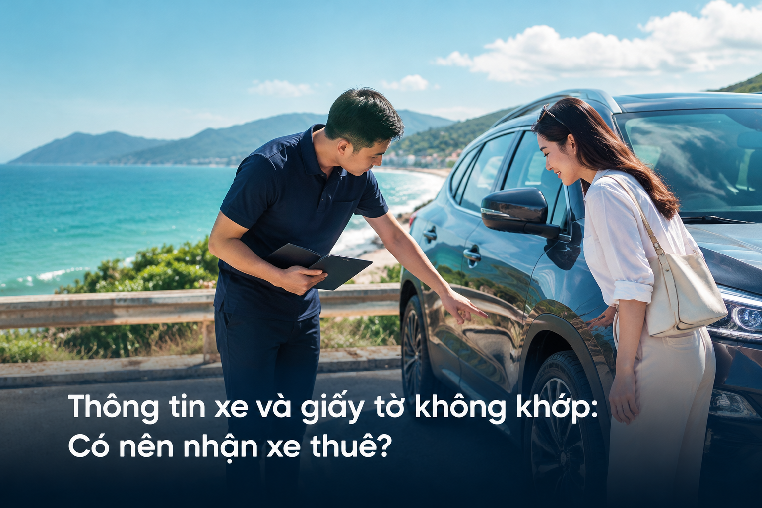 Thông tin xe và giấy tờ không khớp: Có nên nhận xe thuê?