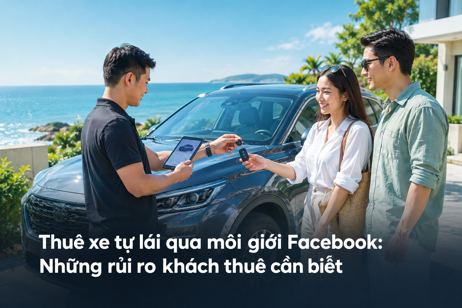 Thuê xe tự lái qua môi giới Facebook: Những rủi ro khách thuê cần biết