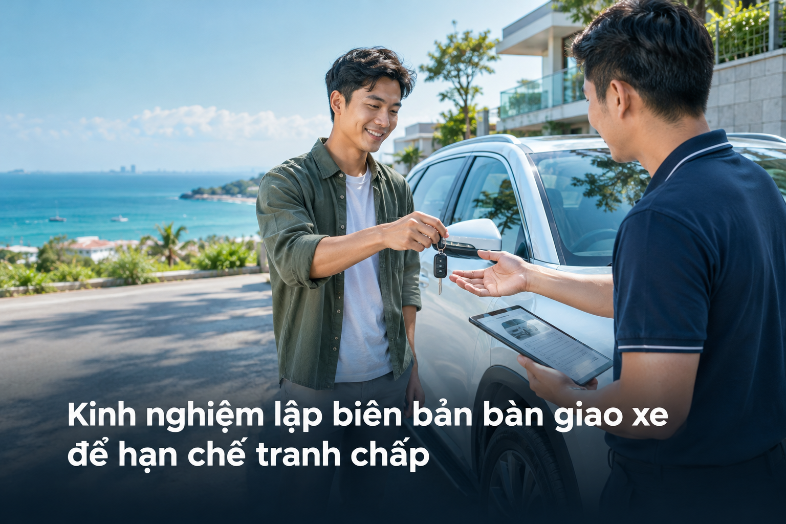 Kinh nghiệm lập biên bản bàn giao xe để hạn chế tranh chấp
