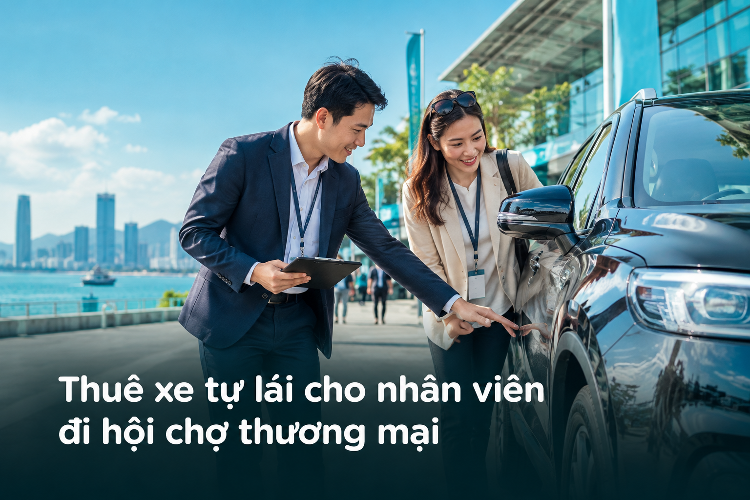 Thuê xe tự lái cho nhân viên đi hội chợ thương mại
