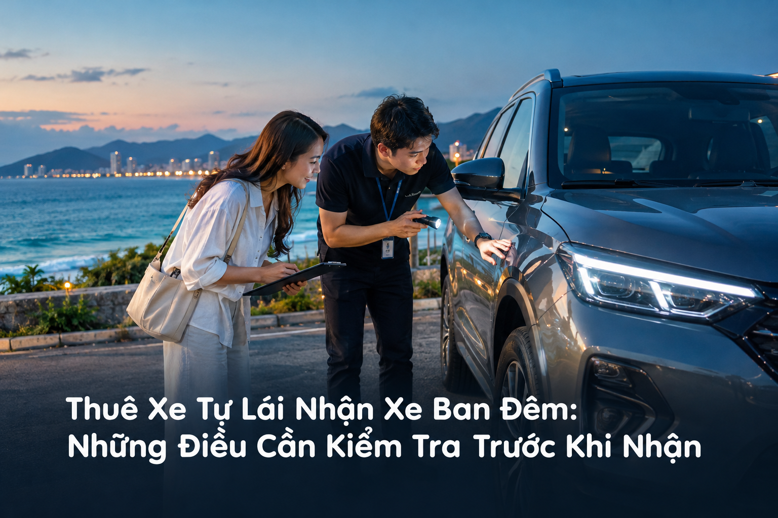 Thuê Xe Tự Lái Nhận Xe Ban Đêm: Những Điều Cần Kiểm Tra Trước Khi Nhận