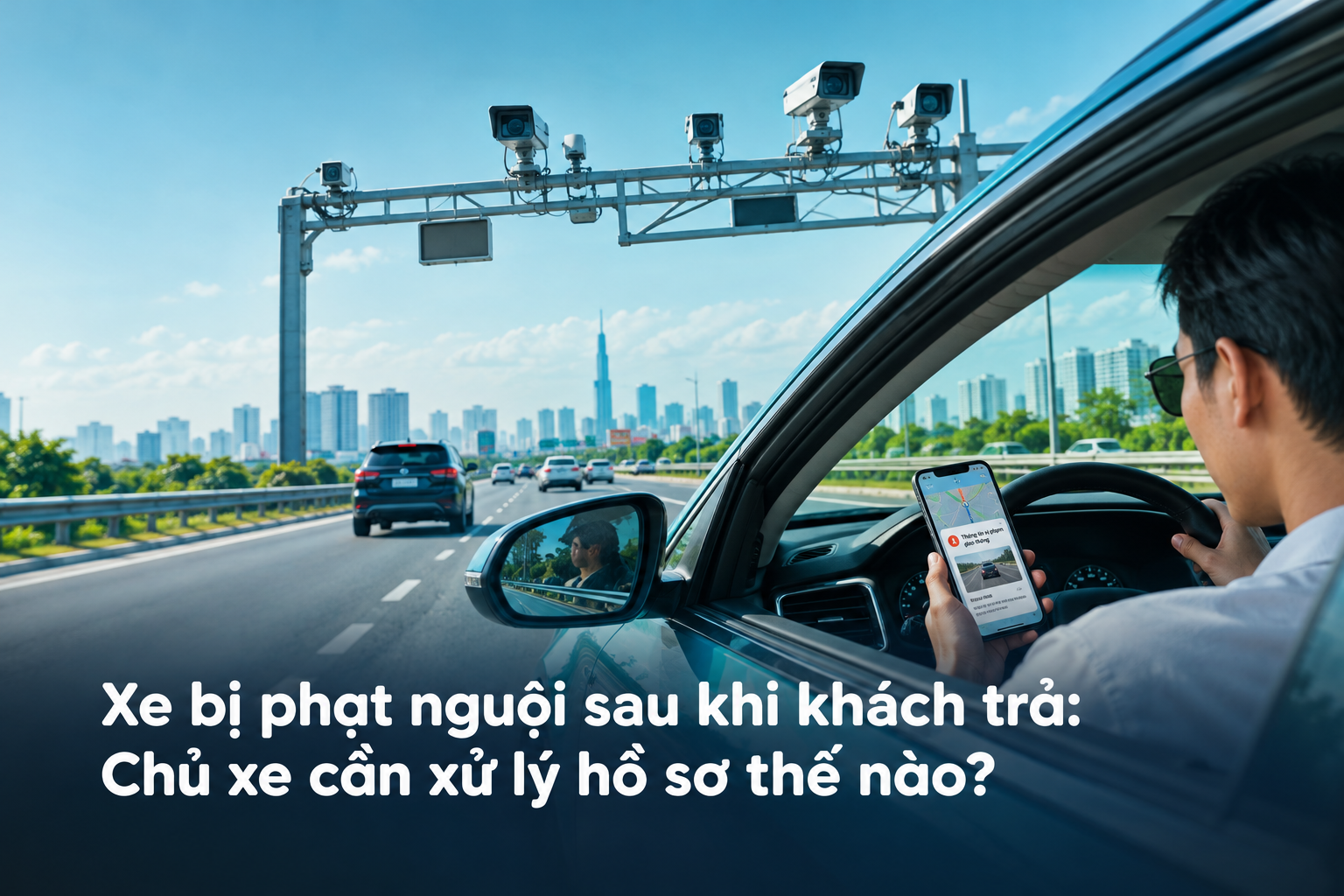 Xe bị phạt nguội sau khi khách trả: Chủ xe cần xử lý hồ sơ thế nào?