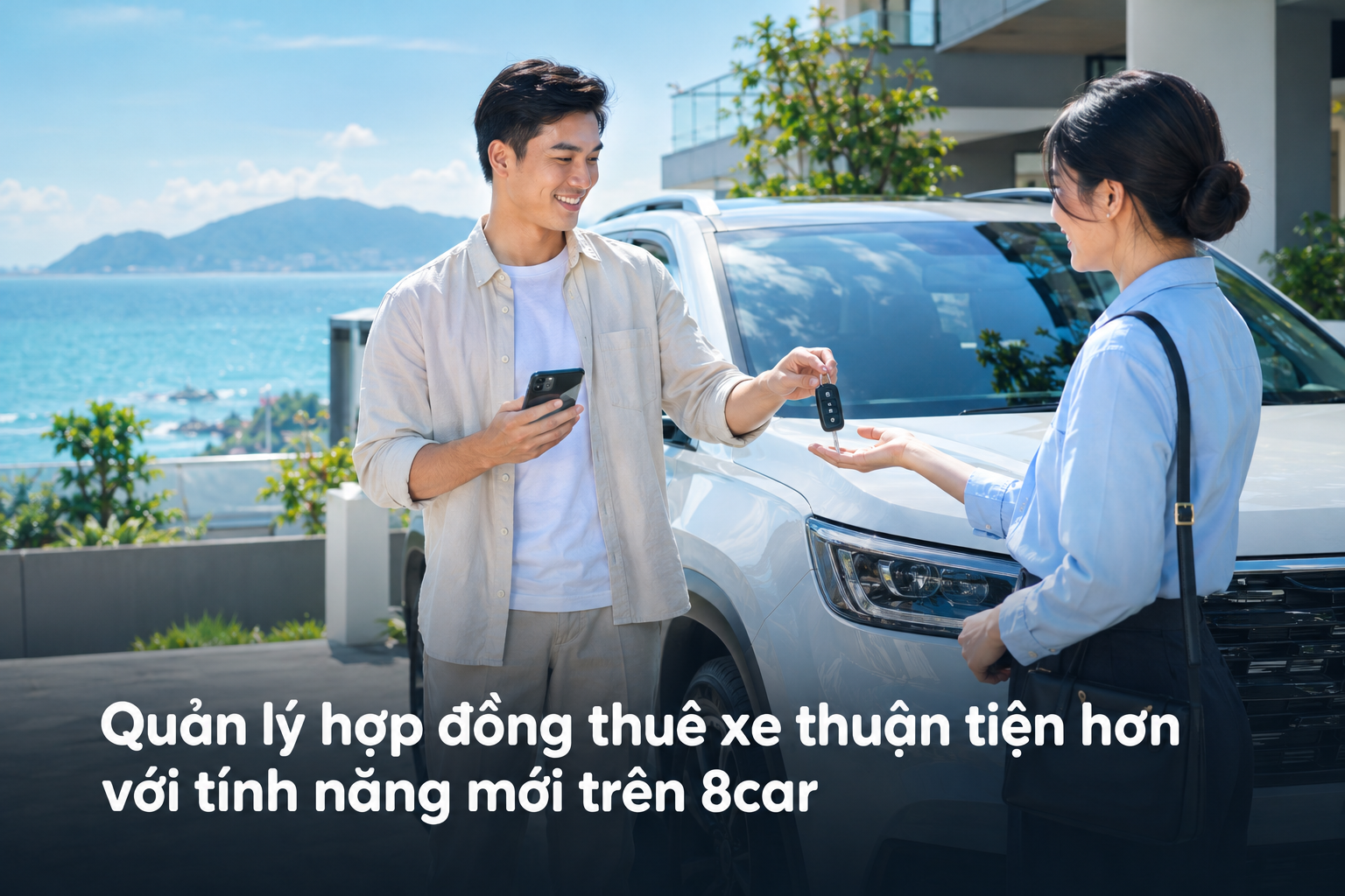 Quản lý hợp đồng thuê xe thuận tiện hơn với tính năng mới trên 8car