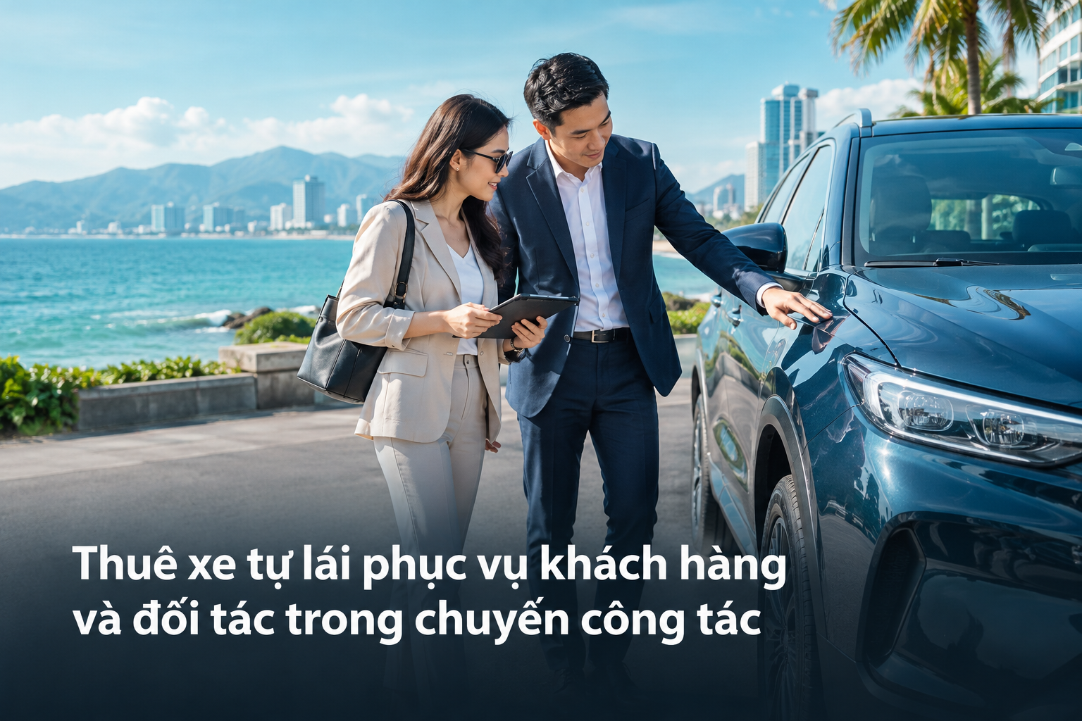 Thuê xe tự lái phục vụ khách hàng và đối tác trong chuyến công tác
