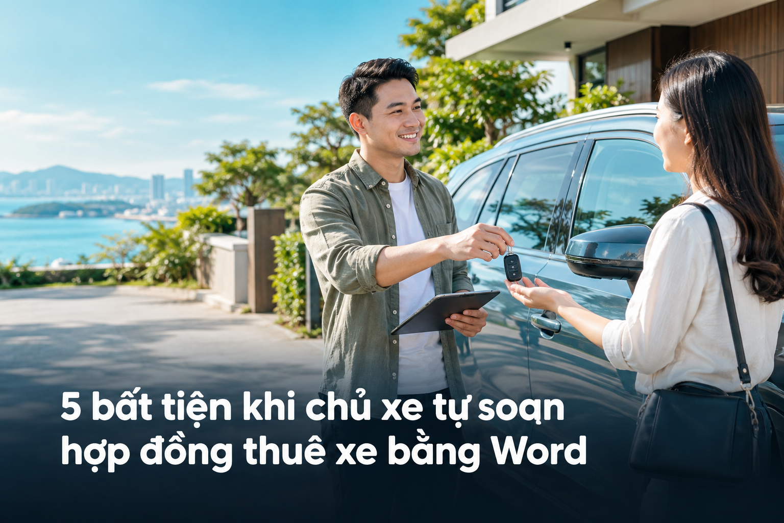5 bất tiện khi chủ xe tự soạn hợp đồng thuê xe bằng Word