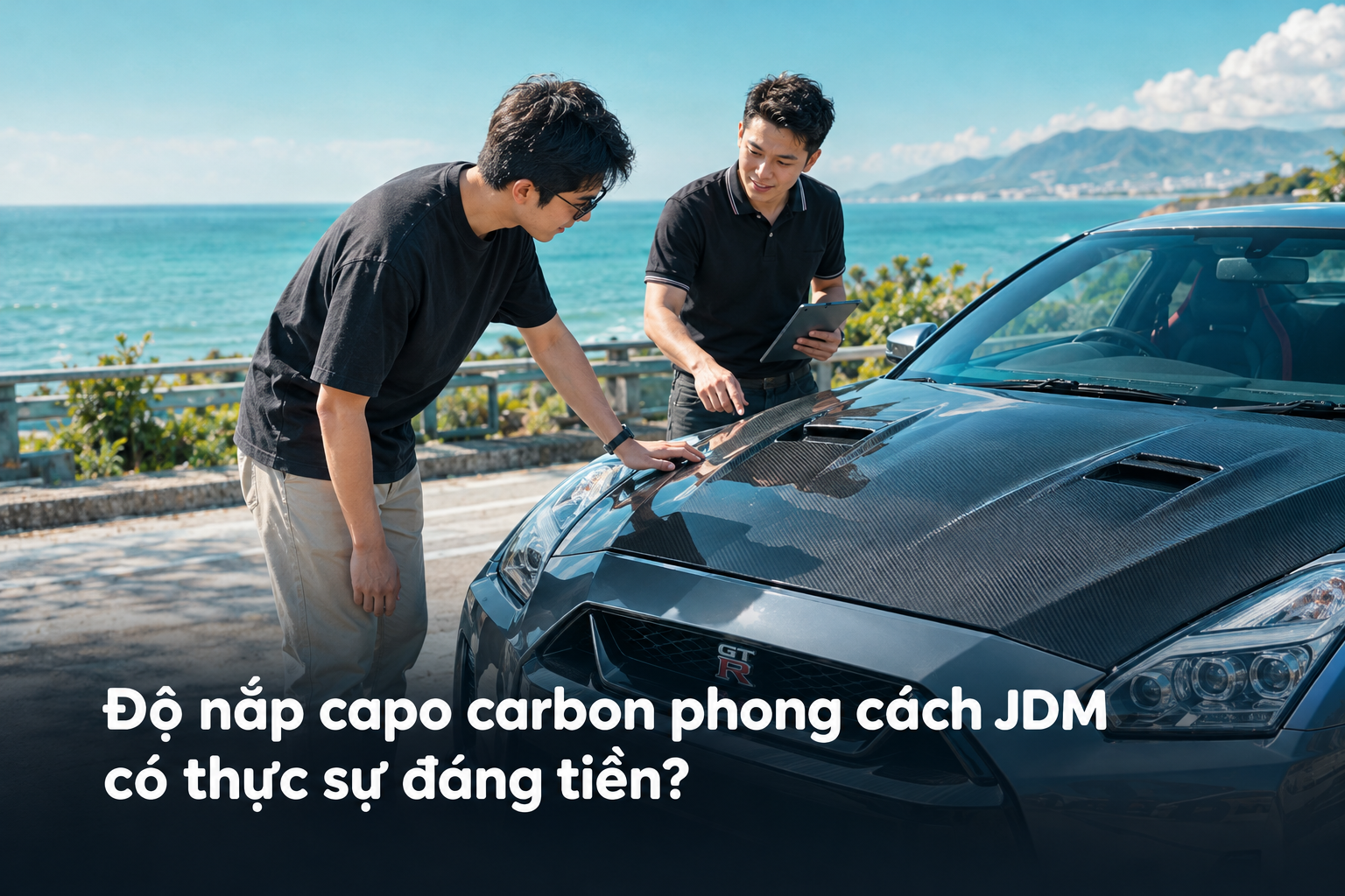 Độ nắp capo carbon phong cách JDM có thực sự đáng tiền?