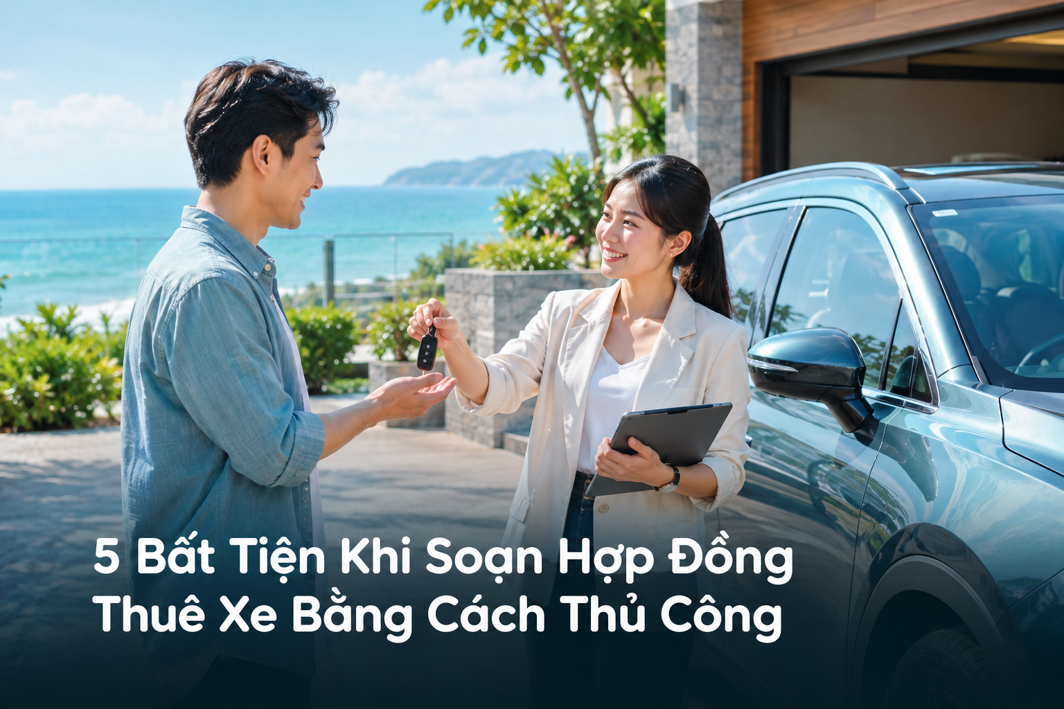 5 Bất Tiện Khi Soạn Hợp Đồng Thuê Xe Bằng Cách Thủ Công