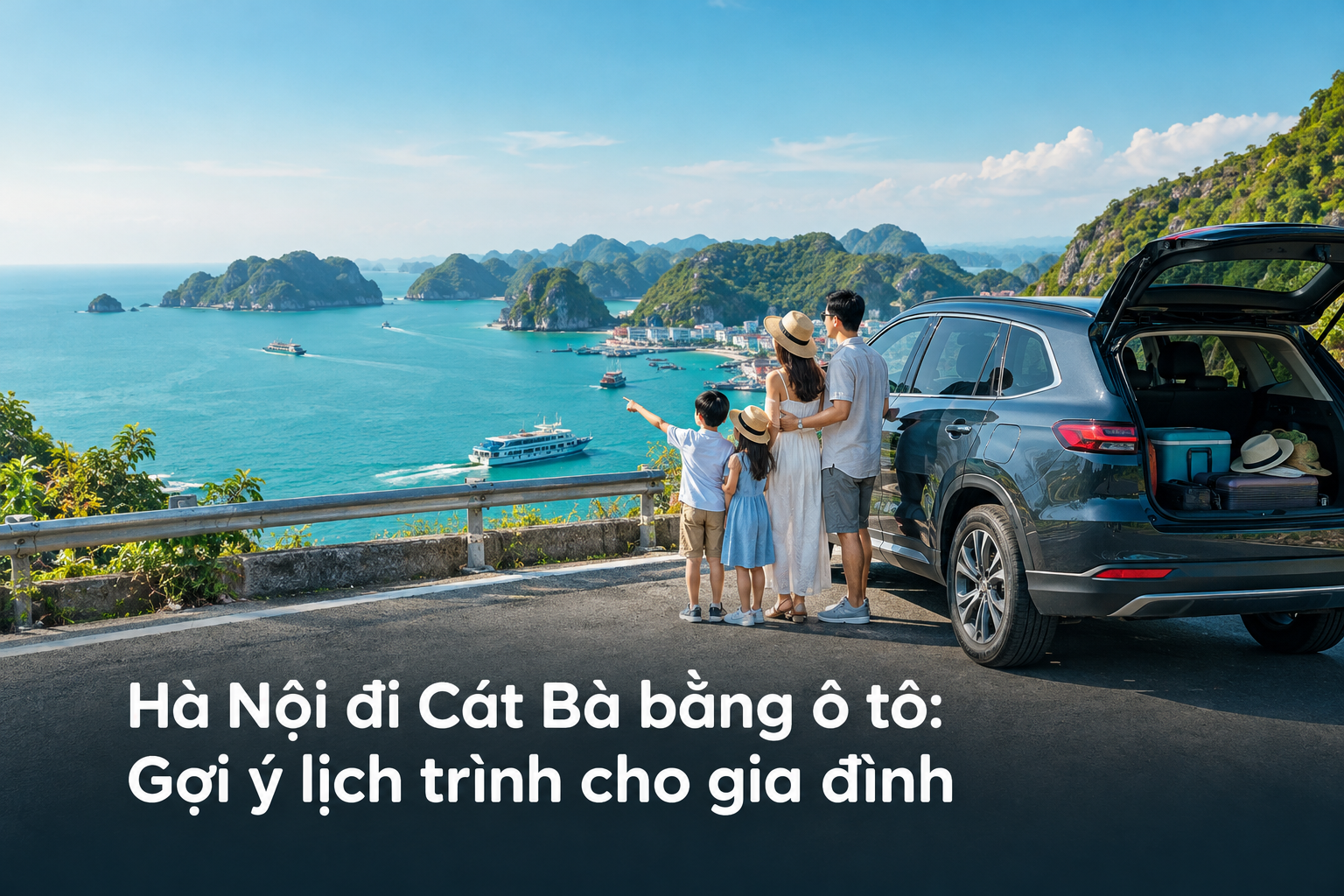 Hà Nội đi Cát Bà bằng ô tô: Gợi ý lịch trình cho gia đình