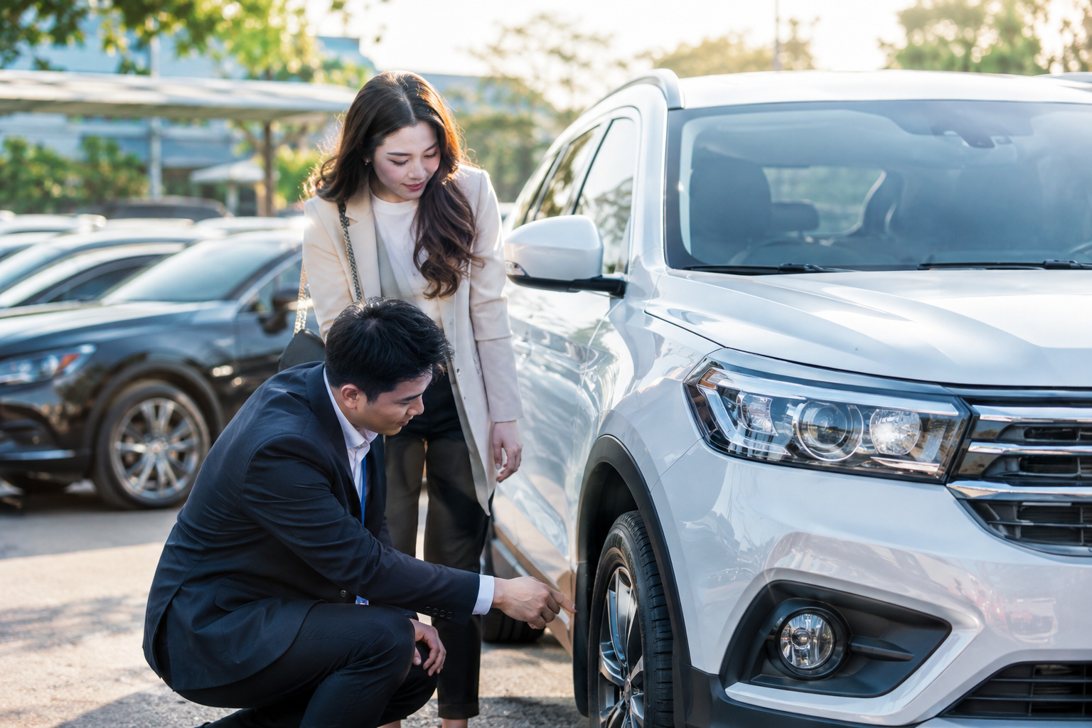 Doanh nghiệp thuê xe tự lái khi tham dự triển lãm ngoài tỉnh