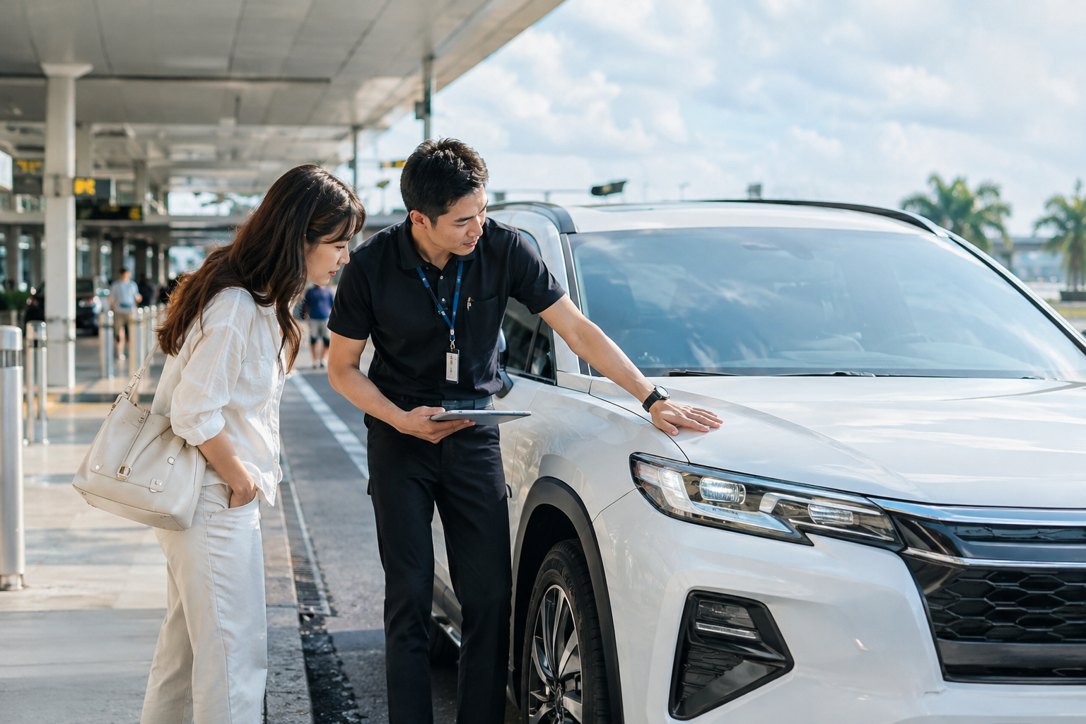 Thuê Xe Tự Lái Đón Người Ở Sân Bay: Kinh Nghiệm Đặt Xe Và Nhận Xe