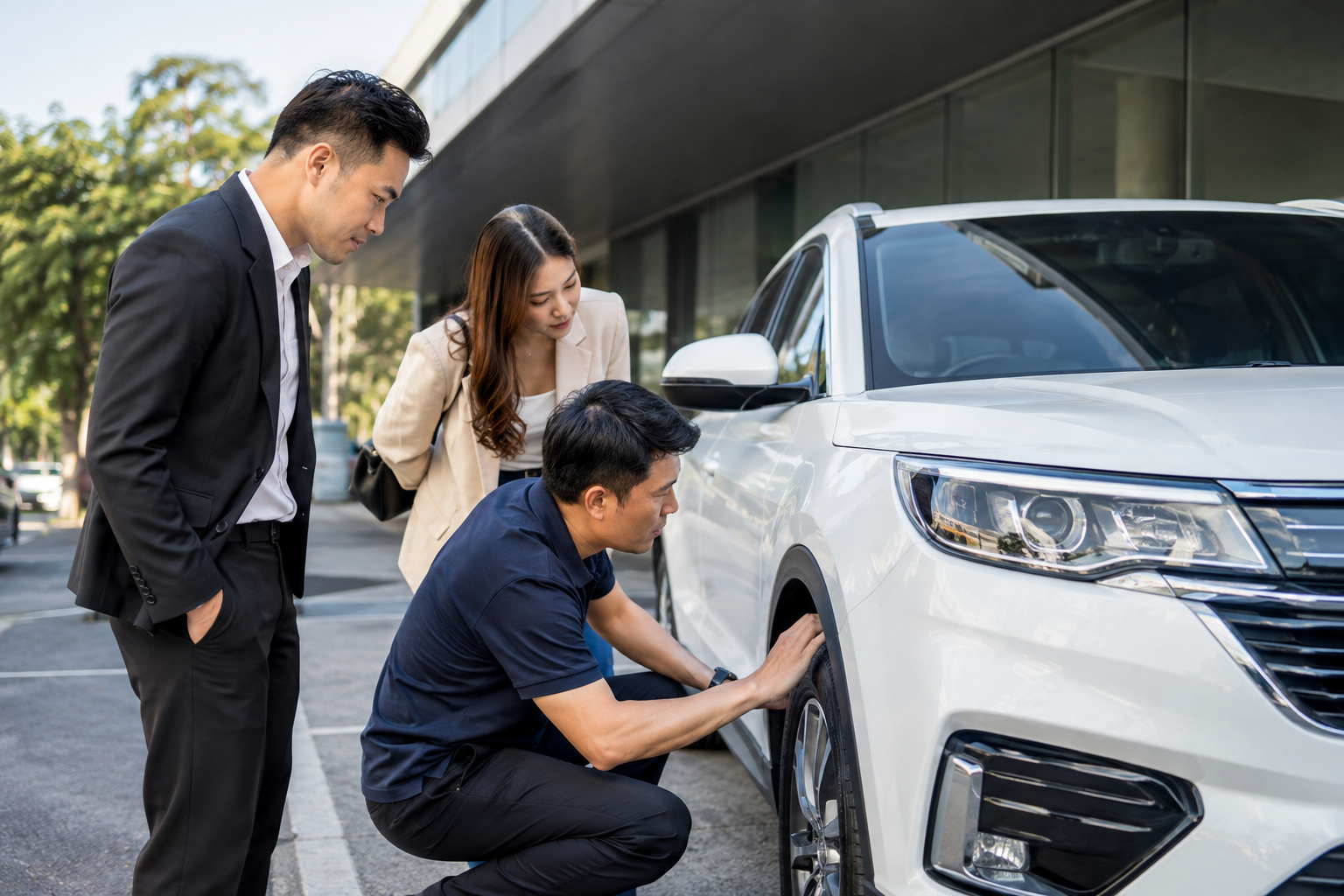 Thuê xe tự lái phục vụ đoàn Sales trong mùa triển lãm