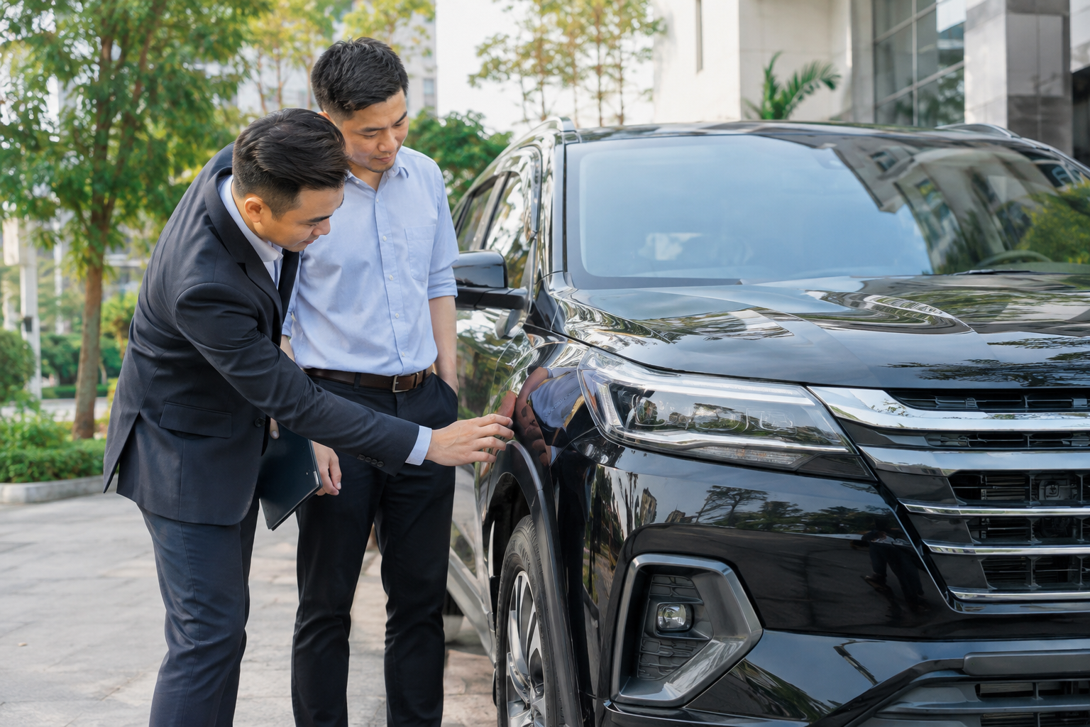 Thuê xe tự lái phục vụ khách hàng và đối tác trong chuyến công tác