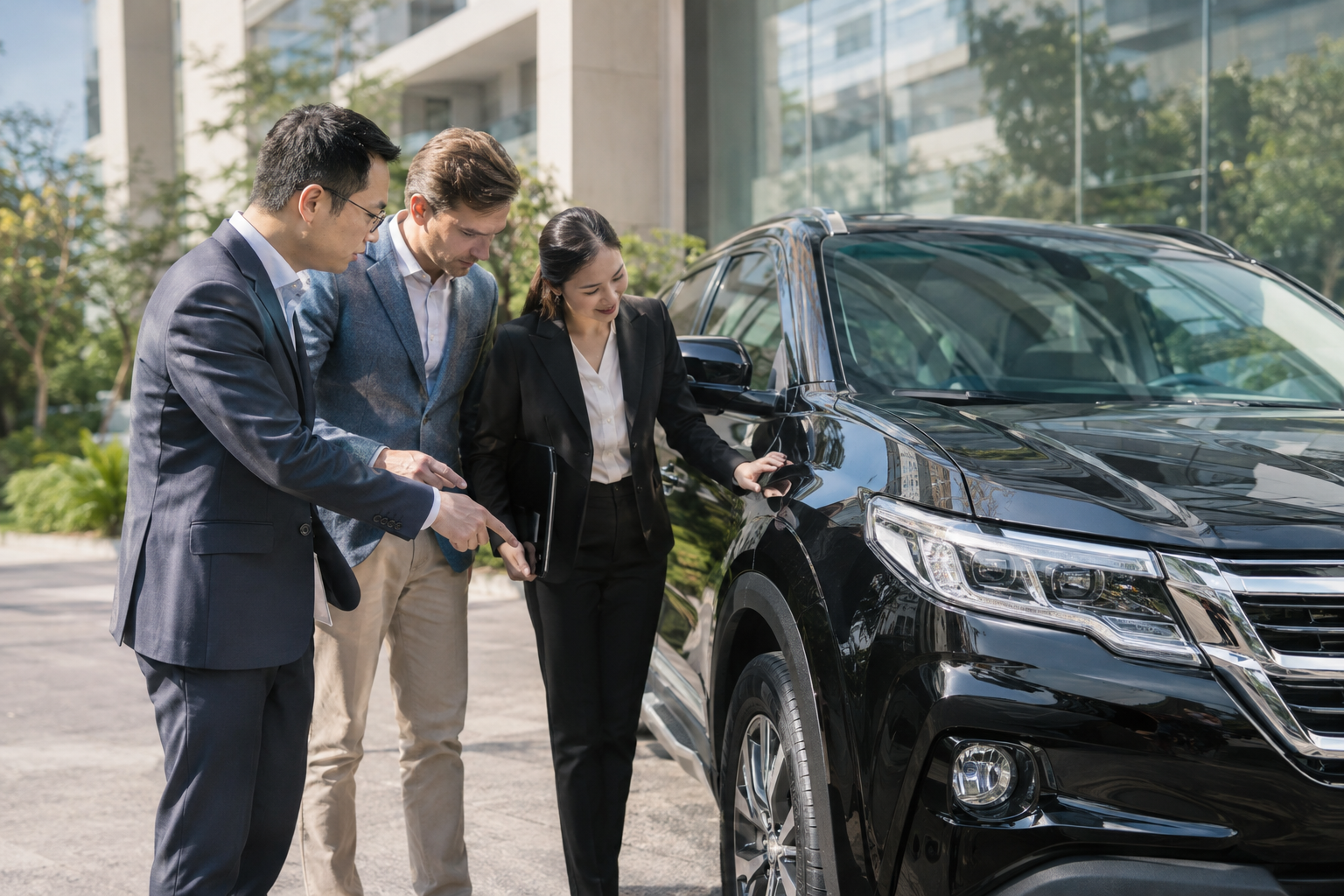 Doanh nghiệp thuê xe phục vụ đối tác nước ngoài tại Việt Nam