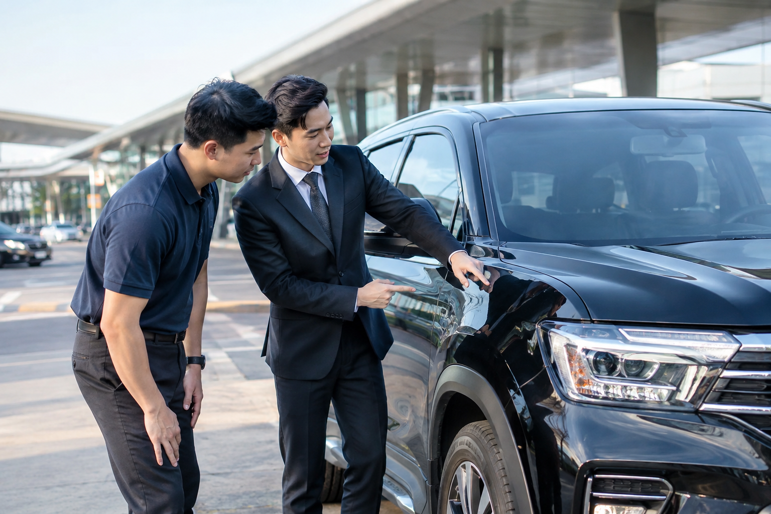 Đón đối tác tại sân bay rồi đi công tác nhiều nơi: Nên thuê xe thế nào?