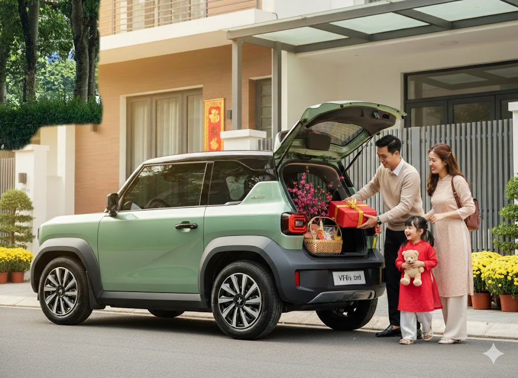 Thuê VinFast VF3 về quê dịp Tết 2026: Từ Hà Nội đến các tỉnh lân cận có thật sự tiện?