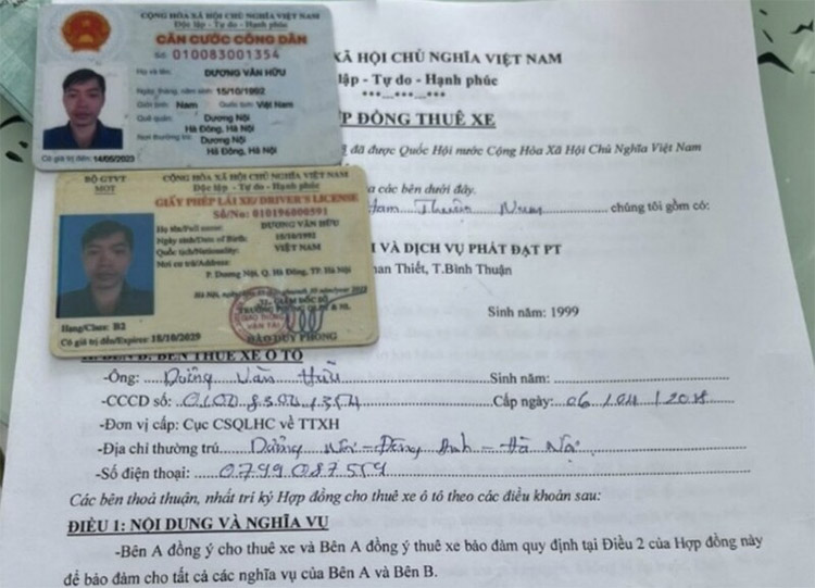 Bạn cần chuẩn bị một số giấy tờ cần thiết để thu&ecirc; xe tự l&aacute;i