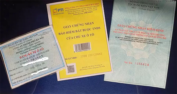 Chuẩn bị đầy đủ giấy tờ để quá trình đăng kiểm diễn ra thuận lợi