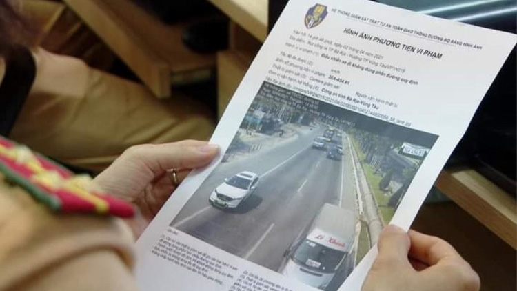 Giấy phạt nguội sẽ được gửi về nơi bạn đăng k&yacute;