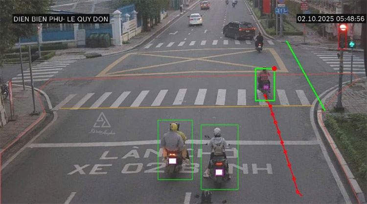 H&igrave;nh ảnh phạt nguội sẽ được ghi h&igrave;nh qua camera gi&aacute;m s&aacute;t