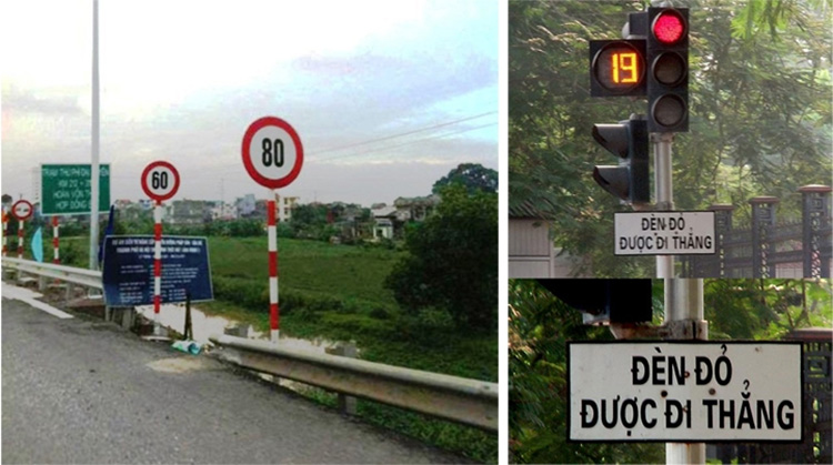Người điều khiển xe m&aacute;y kh&ocirc;ng quan s&aacute;t biển b&aacute;o giao th&ocirc;ng