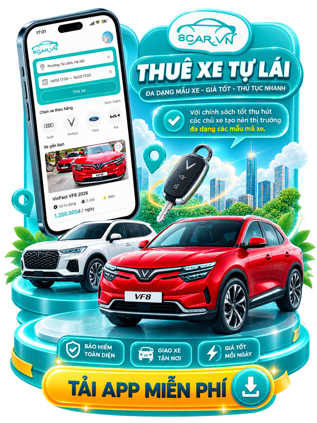 Tải Ứng Dụng 8Car